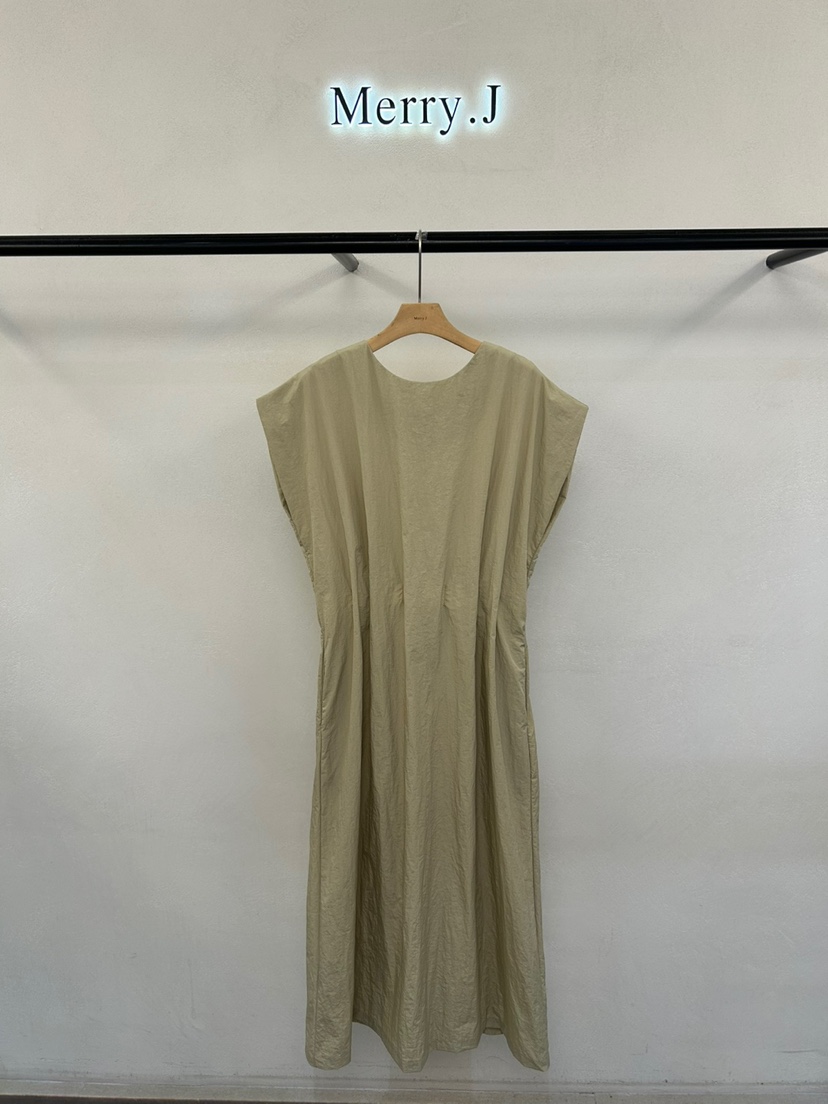 MERRY-J東大門㊣直郵女裝新品25春夏休閑推薦真品連衣裙綁帶MERRY-J連衣裙圖色2
