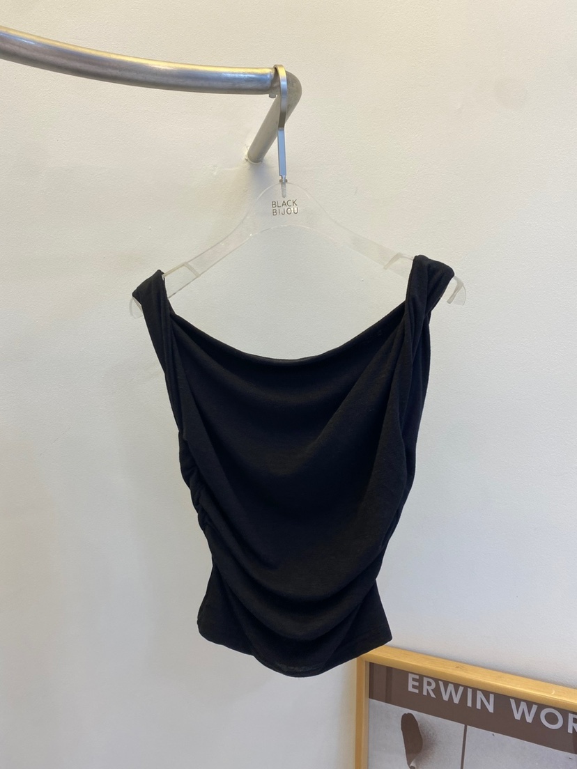 BLACK BIJOU韓國直郵㊣女士新品真品人氣25春夏休閑職業T恤BLACK BIJOUT恤圖色3