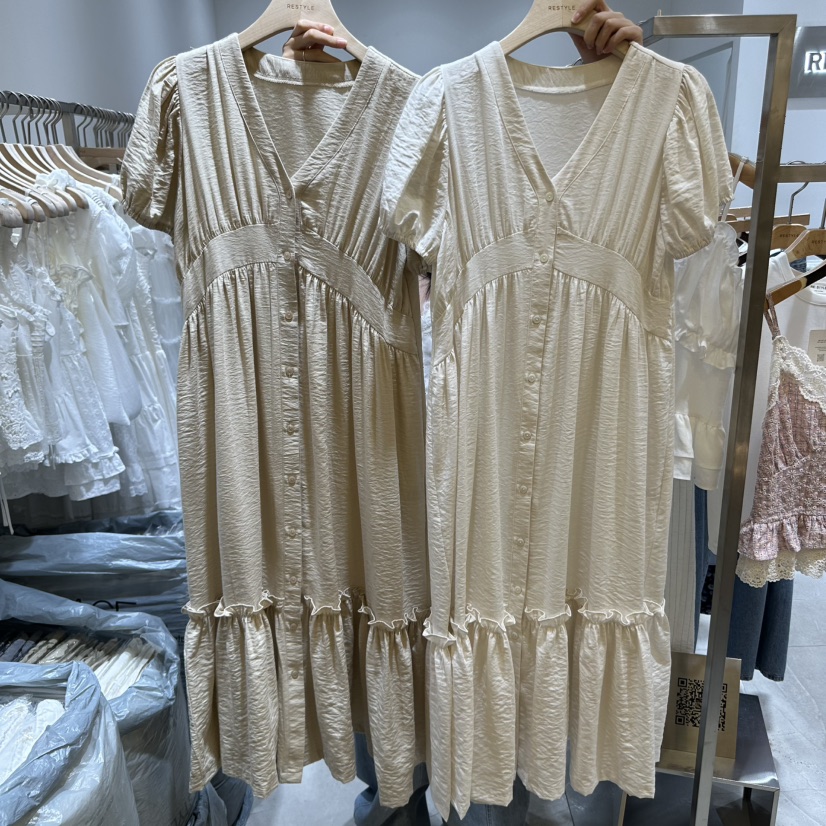 RE STYLE-Q韓國直郵㊣女士新品休閑時尚職業25春夏連衣裙RE STYLE連衣裙