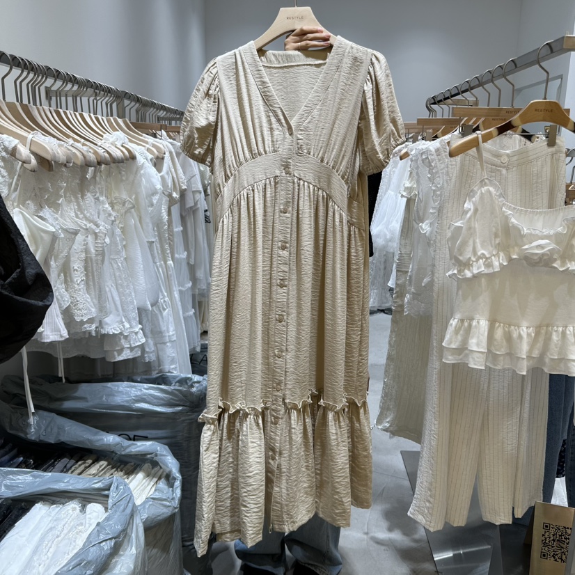 RE STYLE-Q韓國直郵㊣女士新品休閑時尚職業25春夏連衣裙RE STYLE連衣裙