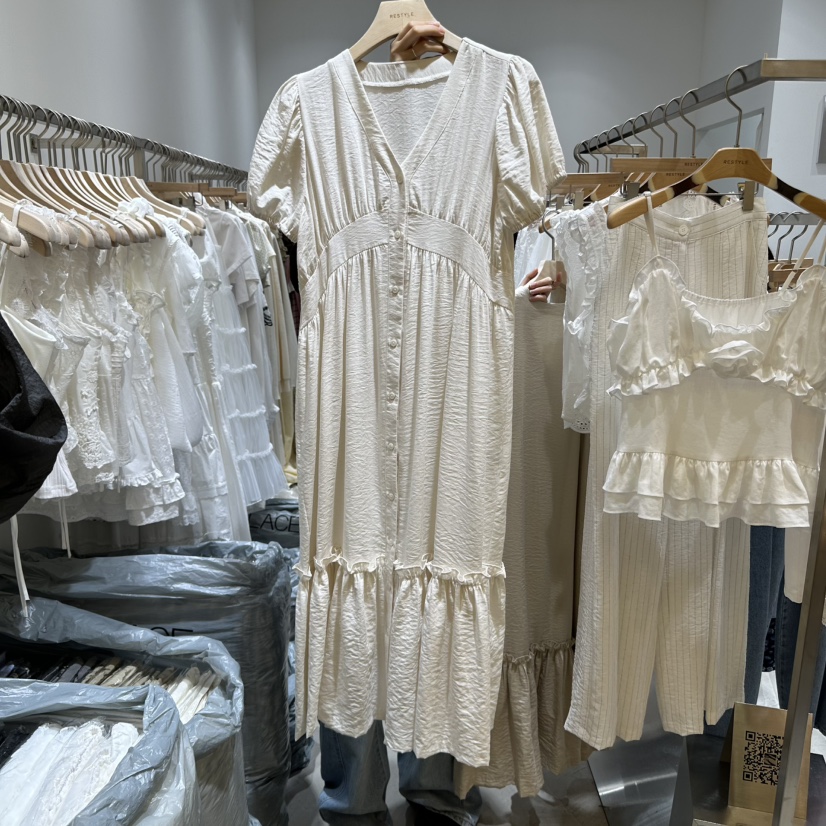 RE STYLE-Q韓國直郵㊣女士新品休閑時尚職業25春夏連衣裙RE STYLE連衣裙圖色2