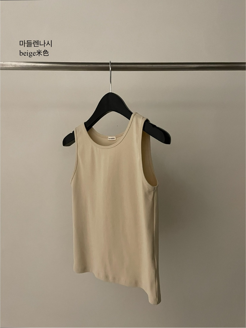 FLAT GARDEN/LA MUETTE/JAMIESTONE東大門㊣代購女士新品真品吊帶背心FLAT GARDEN/LA MUETTE/JAMIESTONE吊帶/背心圖色2