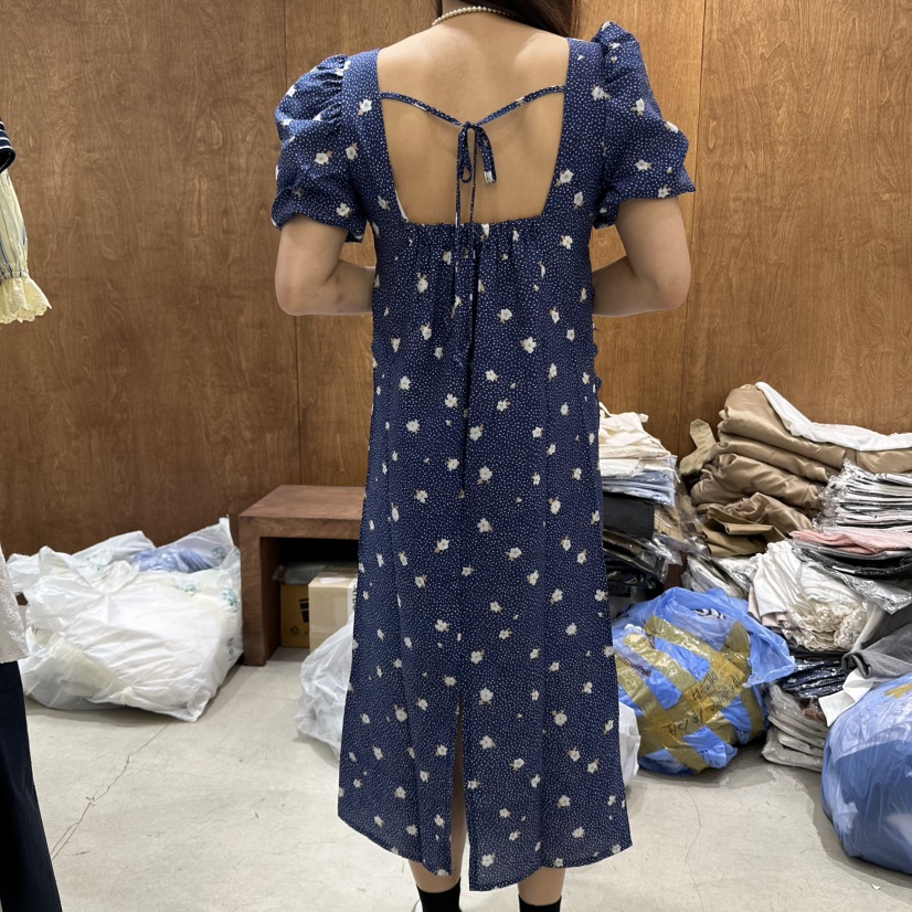 AFTERNOON-P東大門㊣代購女裝新品職業真品25春夏休閑連衣裙AFTERNOON連衣裙