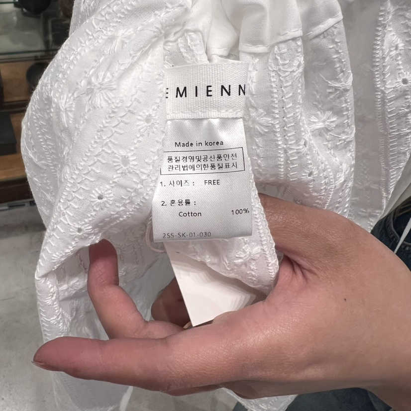SSEMIENNE東大門㊣實拍女士新款人氣真品職業推薦時尚25春夏短裙SSEMIENNE短裙