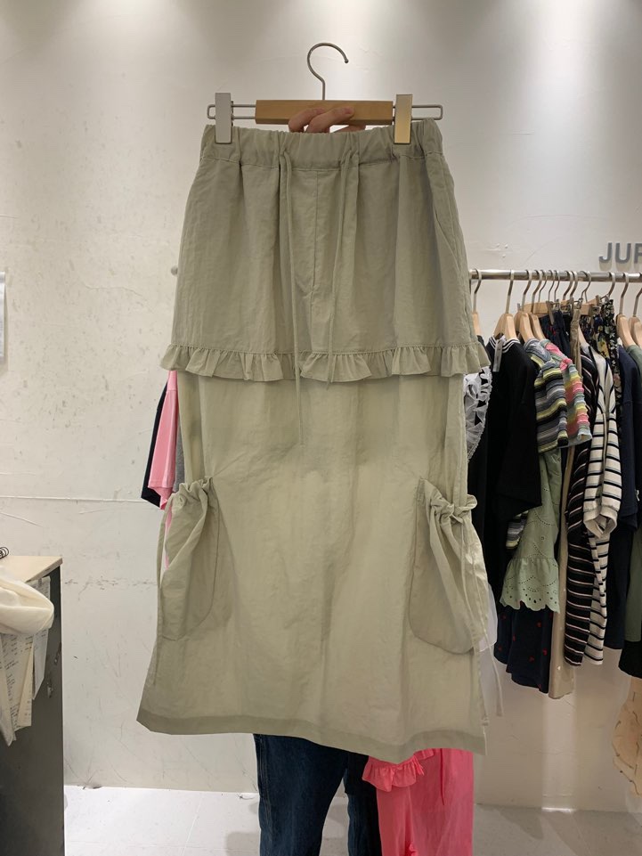 JUPITER韓國直郵㊣女士新款人氣休閑25春夏熱賣時尚真品長裙JUPITER長裙圖色2