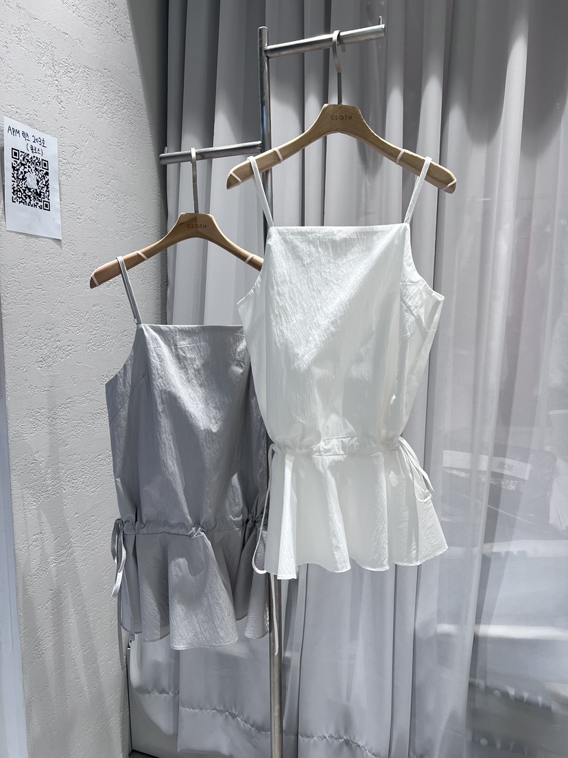 CLOTH東大門㊣實拍女裝新品真品職業25春夏推薦時尚吊帶背心CLOTH吊帶/背心