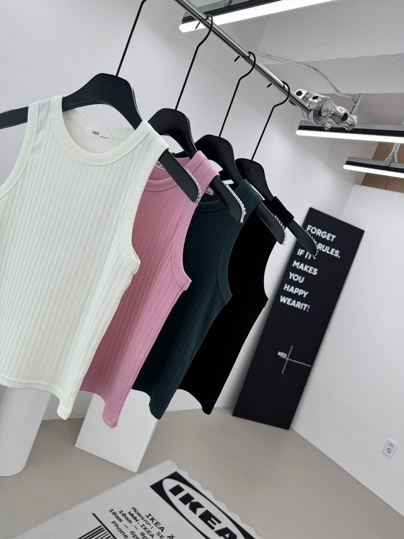 RED-A東大門㊣實拍女士新品真品職業熱賣25春夏休閑吊帶背心RED-A吊帶/背心