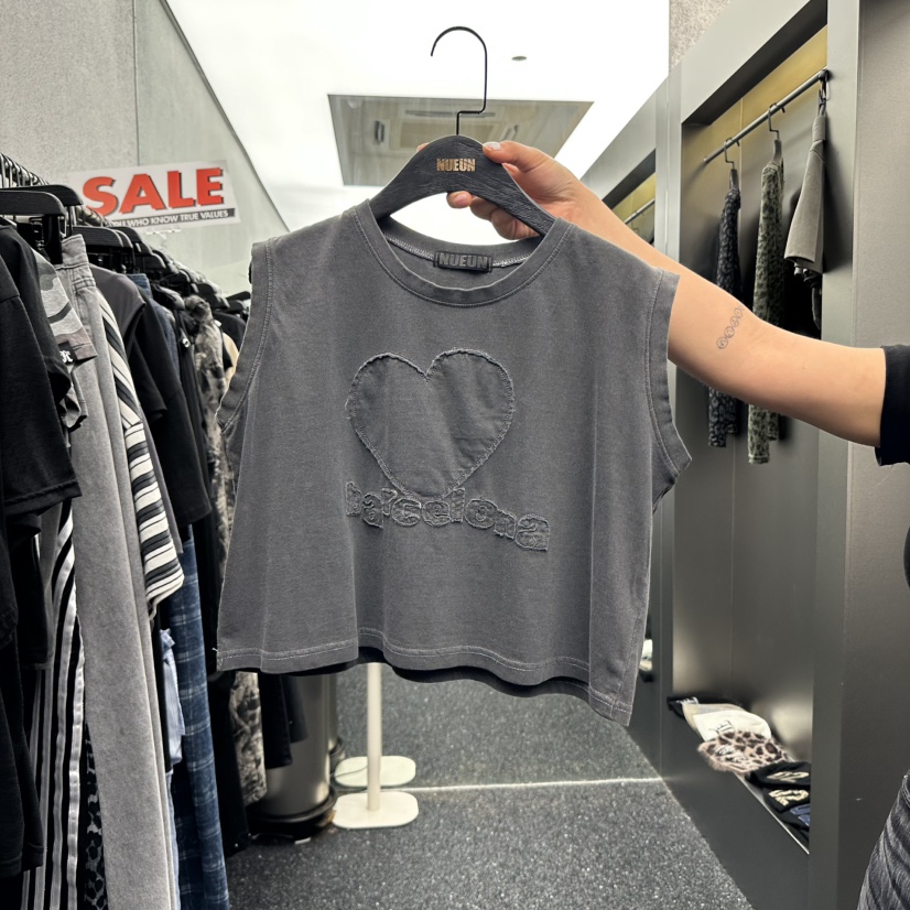 NUEUN東大門㊣代購女士新品時尚真品熱賣休閑25春夏吊帶背心NUEUN/SEEOT吊帶/背心