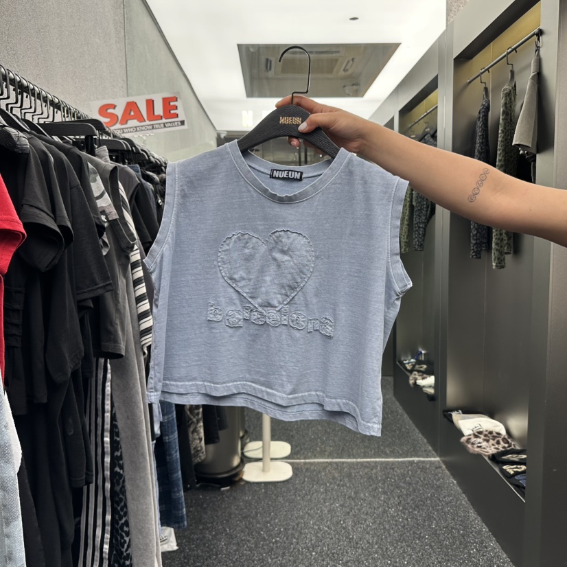 NUEUN東大門㊣代購女士新品時尚真品熱賣休閑25春夏吊帶背心NUEUN/SEEOT吊帶/背心圖色2