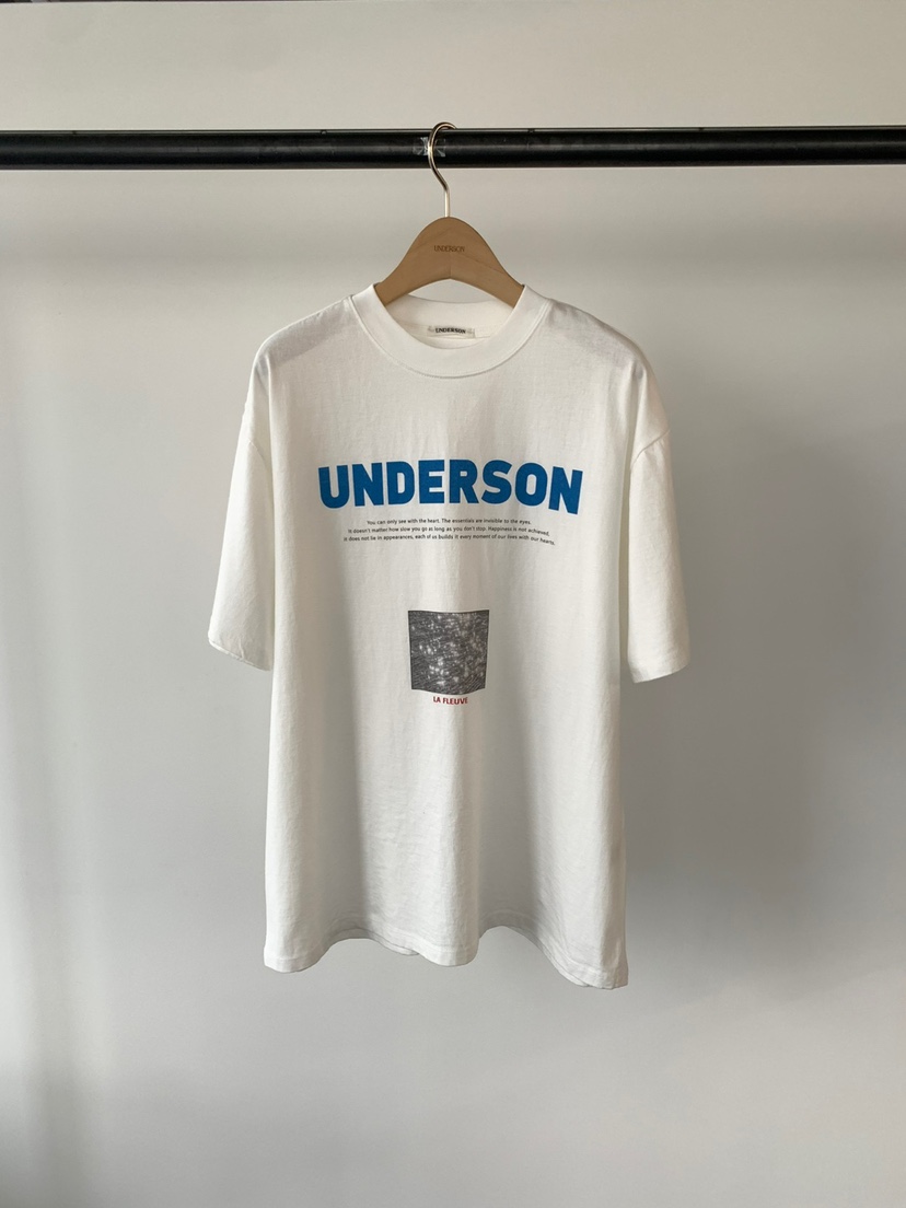 UNDERSON東大門㊣代購女士新品25春夏時尚職業推薦真品熱賣T恤UNDERSONT恤