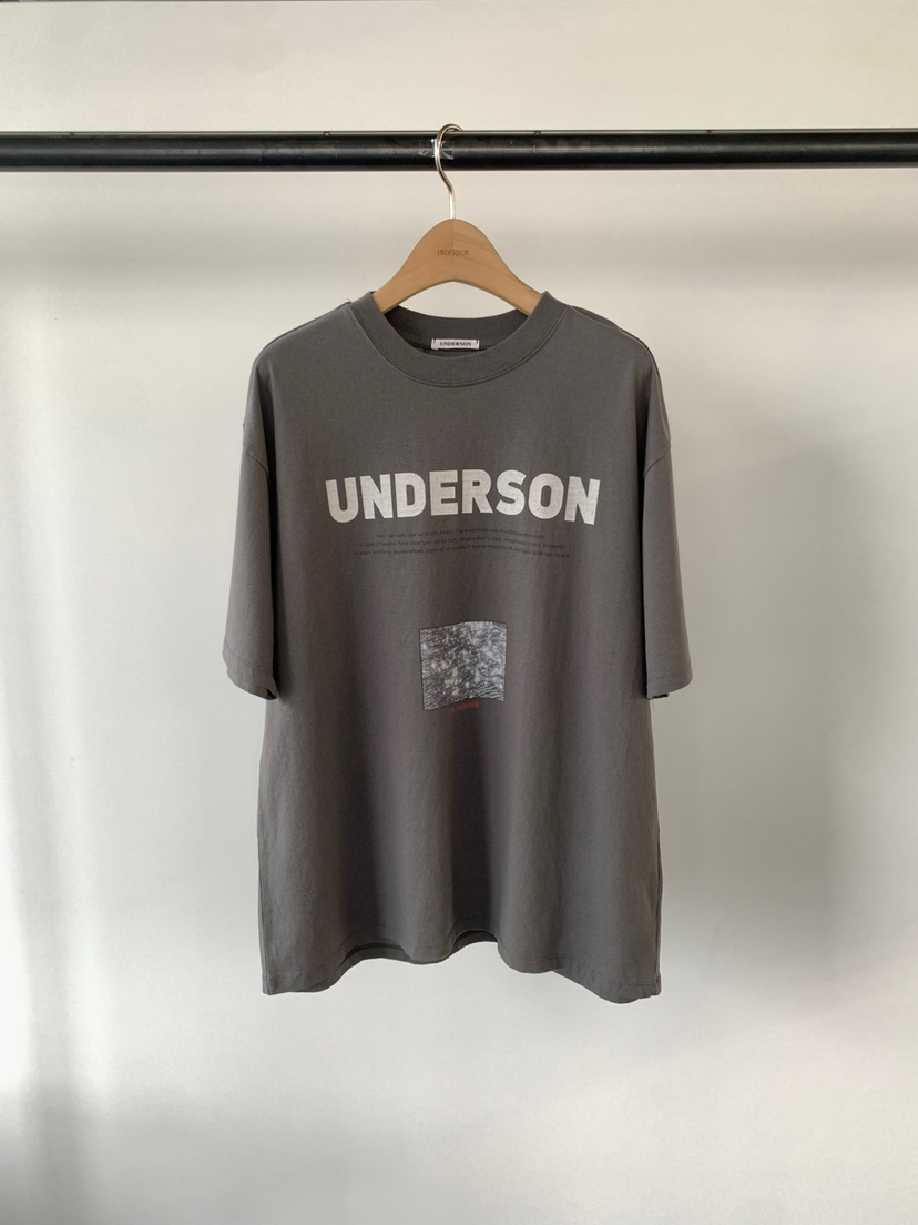 UNDERSON東大門㊣代購女士新品25春夏時尚職業推薦真品熱賣T恤UNDERSONT恤圖色2