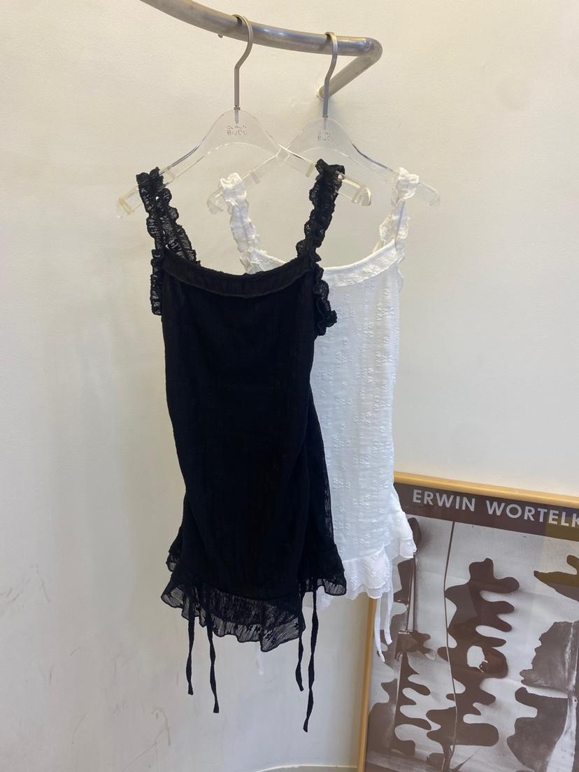 BLACK BIJOU韓國代購㊣女士新品休閑25春夏推薦職業吊帶背心BLACK BIJOU吊帶/背心圖色2