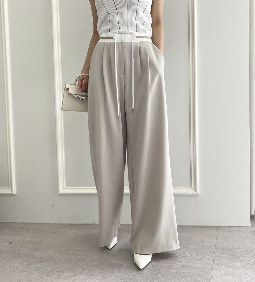 CLOTH東大門㊣代購女裝新品熱賣休閑真品25春夏人氣推薦休閑褲CLOTH休閑褲圖色1
