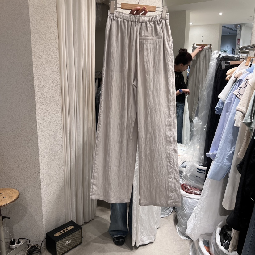 SSEMIENNE東大門㊣實拍女裝新品休閑職業人氣推薦休閑褲透明SSEMIENNE休閑褲