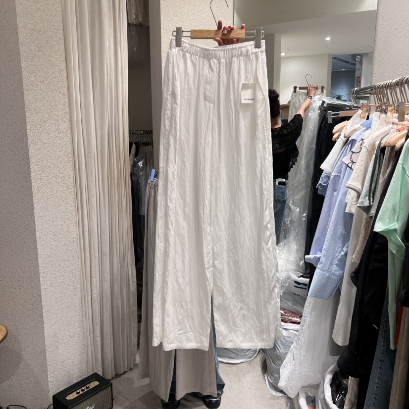 SSEMIENNE東大門㊣實拍女裝新品休閑職業人氣推薦休閑褲透明SSEMIENNE休閑褲圖色2