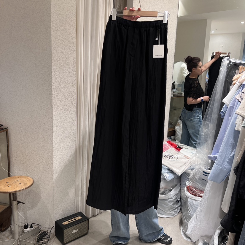 SSEMIENNE東大門㊣實拍女裝新品休閑職業人氣推薦休閑褲透明SSEMIENNE休閑褲圖色3