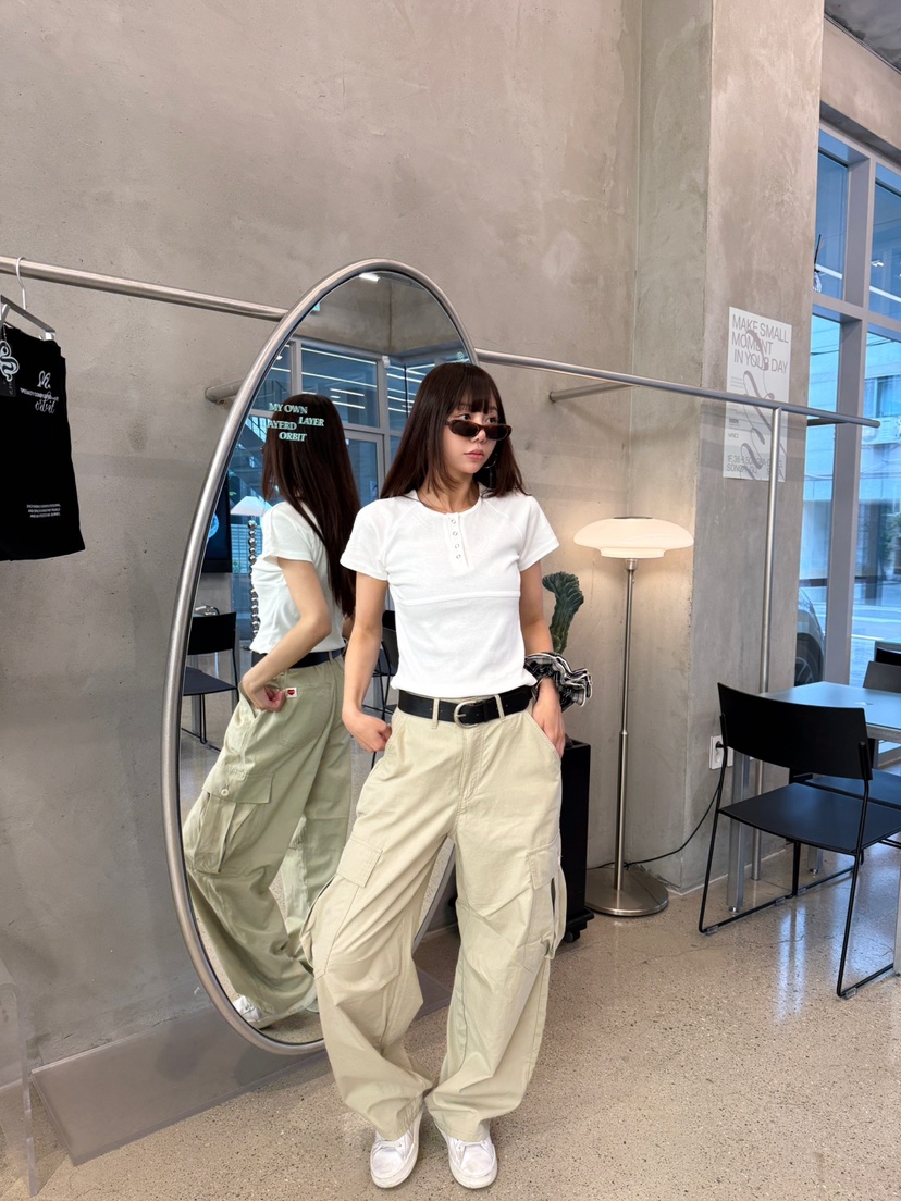 LUMIPLE韓國直郵㊣女裝新款推薦25春夏時尚熱賣真品職業T恤LUMIPLET恤