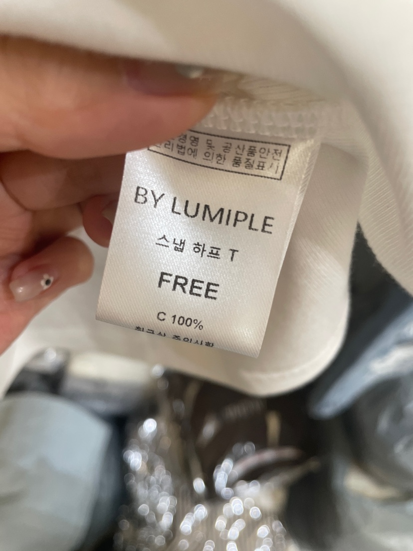 LUMIPLE韓國直郵㊣女裝新款推薦25春夏時尚熱賣真品職業T恤LUMIPLET恤