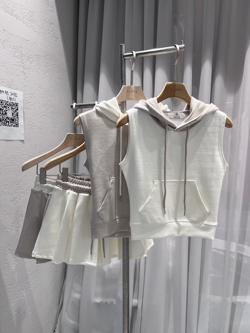 CLOTH韓國直郵㊣女士新款休閑熱賣推薦時尚職業套裝兩件套百褶CLOTH套裝