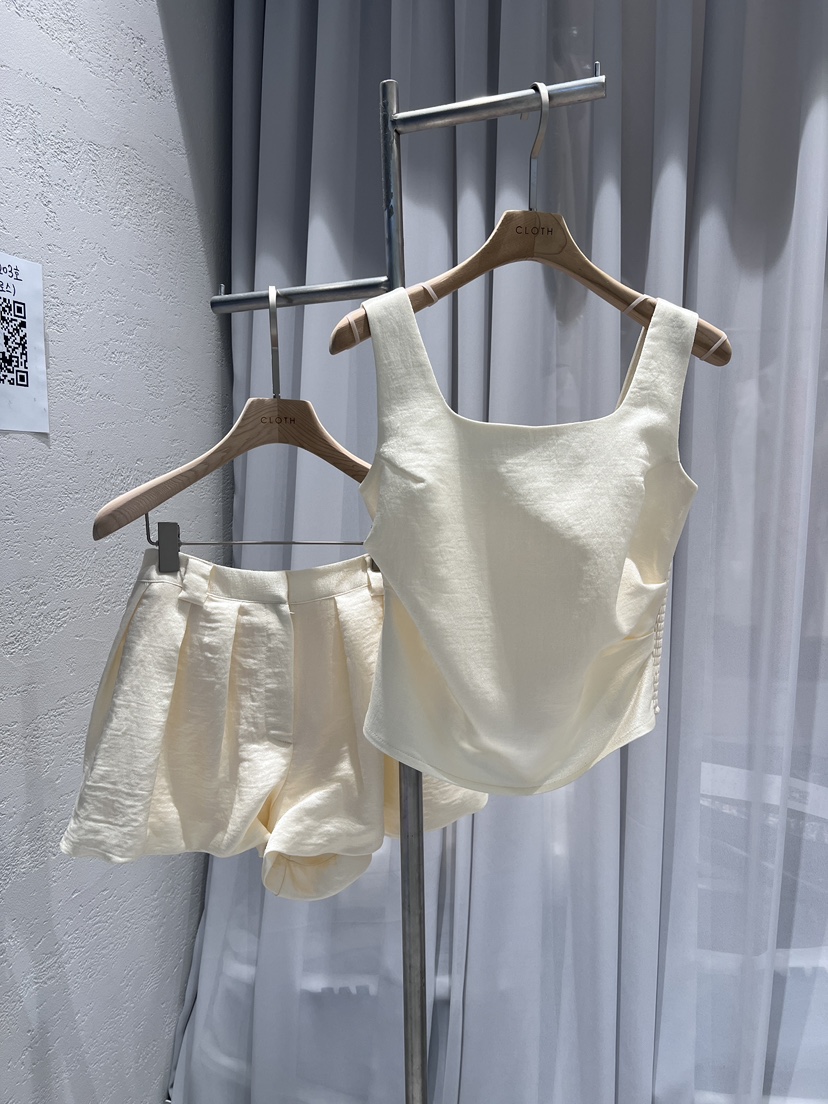 CLOTH韓國代購㊣女裝新品25春夏真品人氣職業休閑套裝兩件套CLOTH套裝