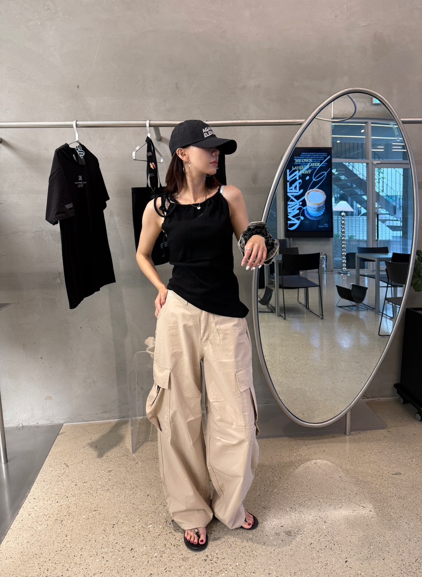LUMIPLE韓國代購㊣女裝新品時尚熱賣職業人氣真品休閑吊帶背心LUMIPLE吊帶/背心