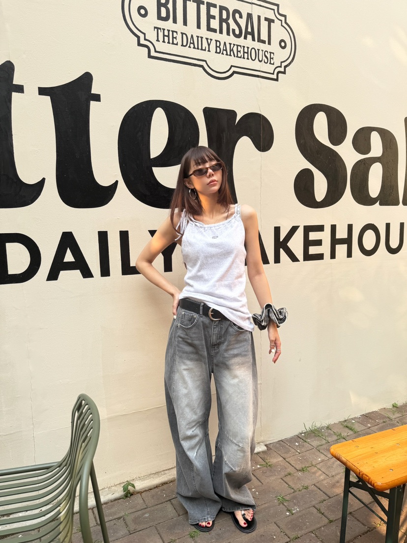 LUMIPLE韓國代購㊣女裝新品時尚熱賣職業人氣真品休閑吊帶背心LUMIPLE吊帶/背心