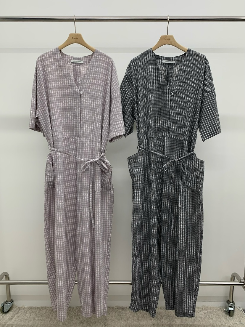 LOVE MY SANTA東大門㊣代購女裝新品推薦職業連體褲含腰繩Santa/LOVE MY SANTA連體褲