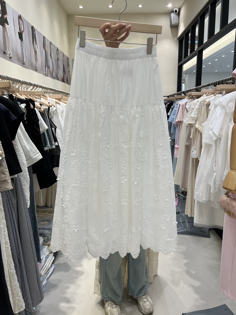 MARIE MARIE東大門㊣直郵女裝新品時尚25春夏熱賣長裙刺繡MARIE MARIE長裙