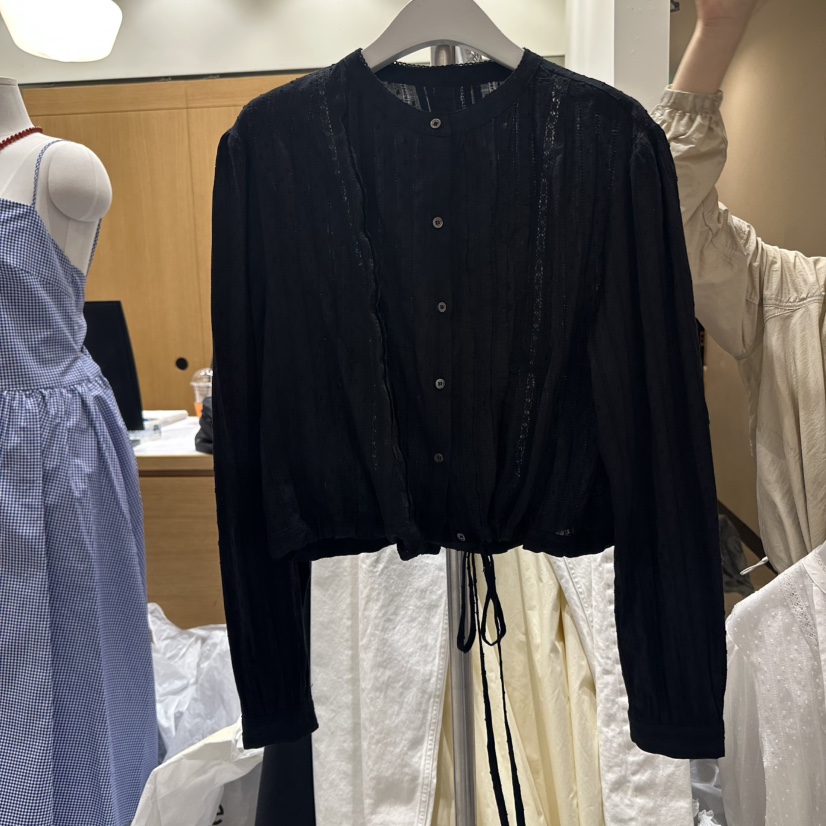 THE SIGNATURE韓國直郵㊣女裝新品職業熱賣25春夏襯衫蕾絲衫THE SIGNATURE襯衫/蕾絲衫圖色2