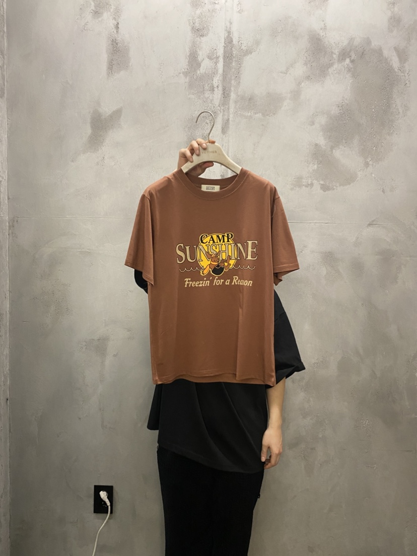 THE VETIVER-A東大門㊣實拍女士新品職業時尚人氣25春夏T恤VETIVER-AT恤圖色2