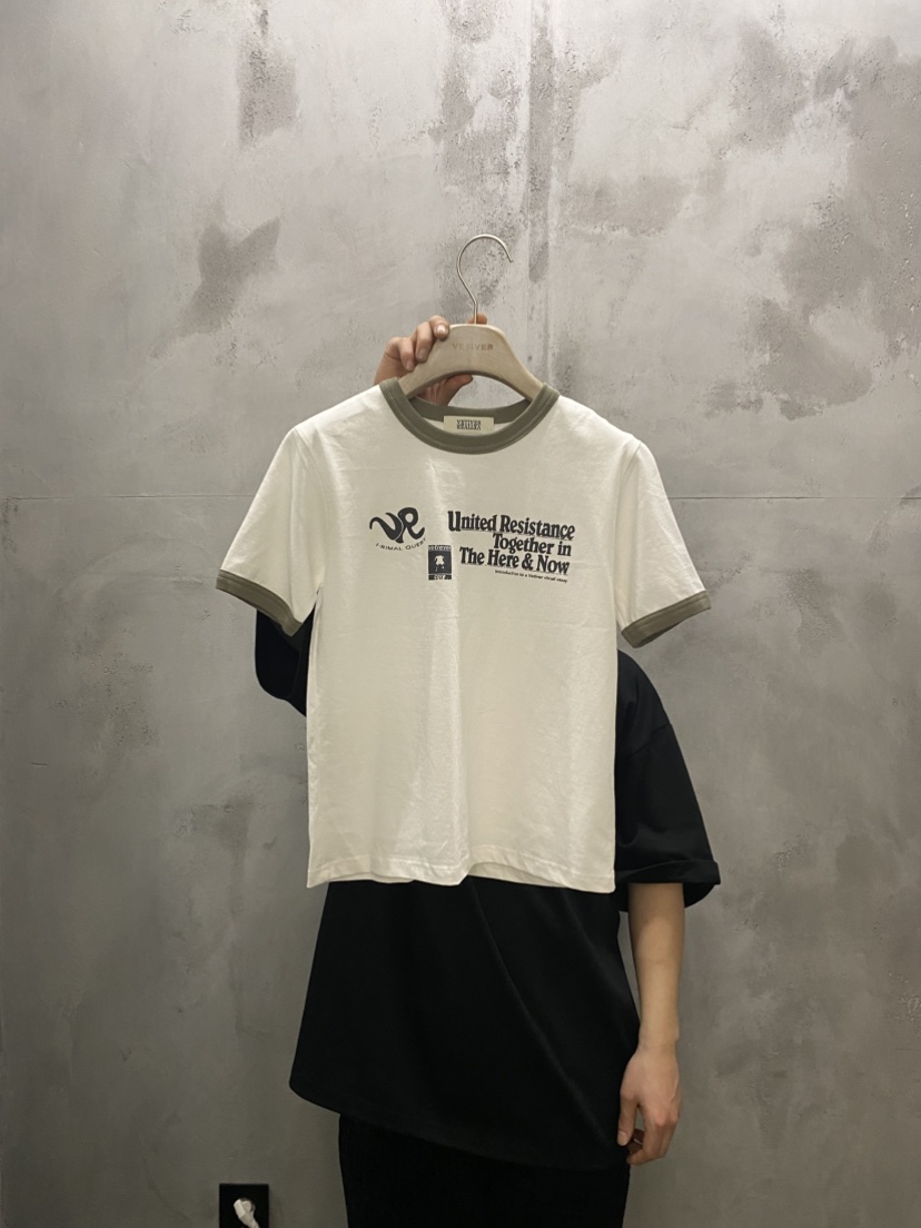 THE VETIVER-A東大門㊣實拍女士新品職業推薦人氣25春夏T恤VETIVER-AT恤