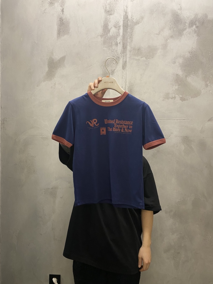 THE VETIVER-A東大門㊣實拍女士新品職業推薦人氣25春夏T恤VETIVER-AT恤圖色3