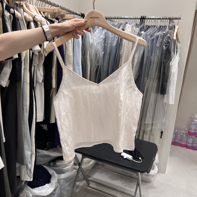 FRE韓國代購㊣女裝新款真品25春夏休閑人氣職業熱賣吊帶背心FRE吊帶/背心圖色4
