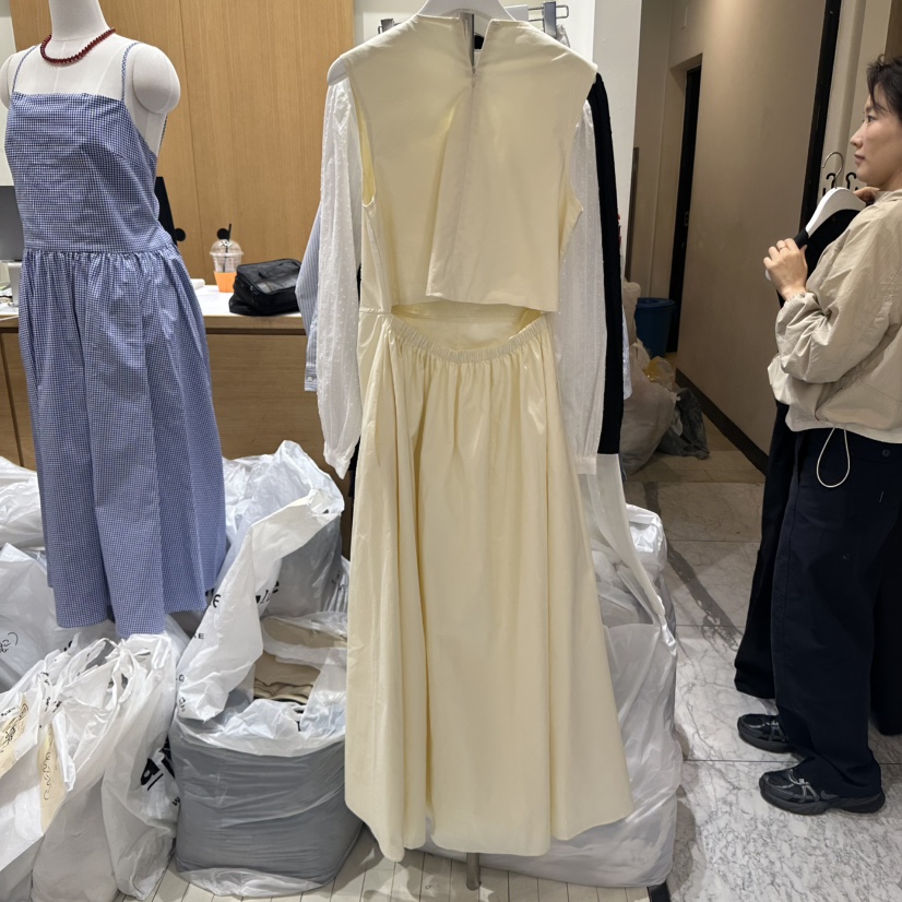 THE SIGNATURE韓國直郵㊣女裝新款時尚人氣25春夏真品連衣裙THE SIGNATURE連衣裙