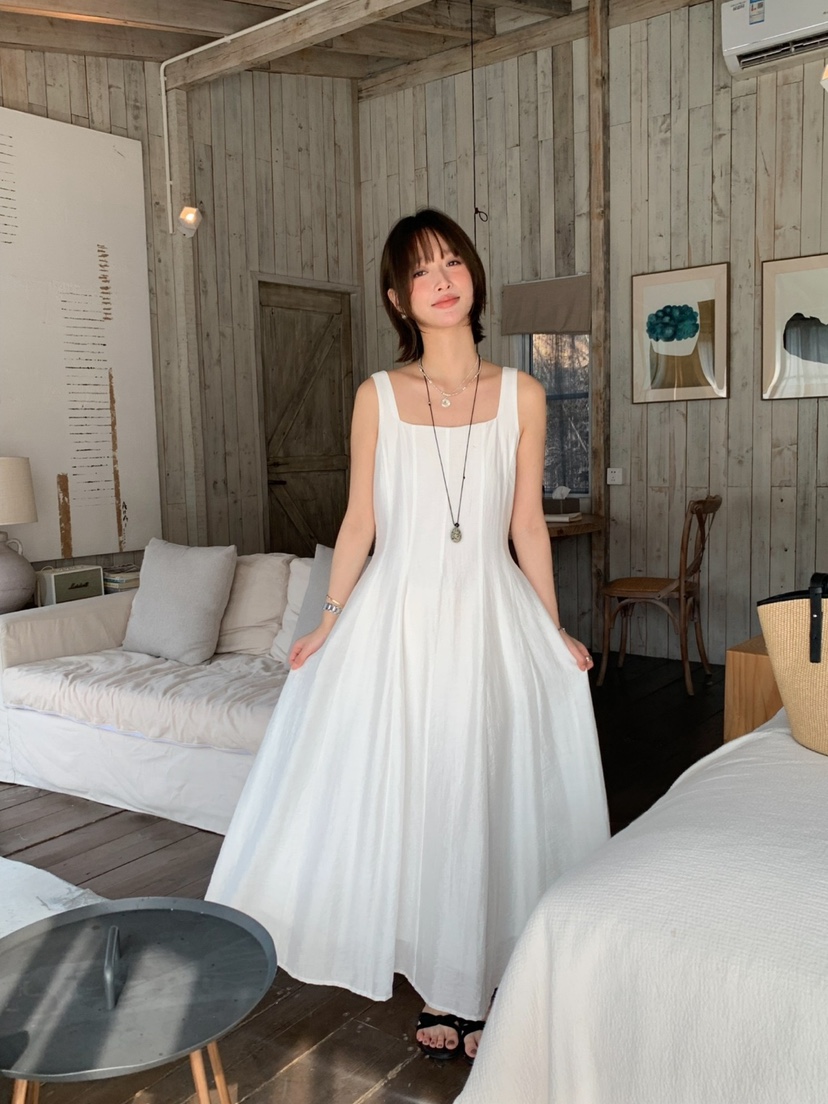 HER韓國代購㊣女士新品職業25春夏熱賣真品時尚推薦人氣連衣裙HER連衣裙