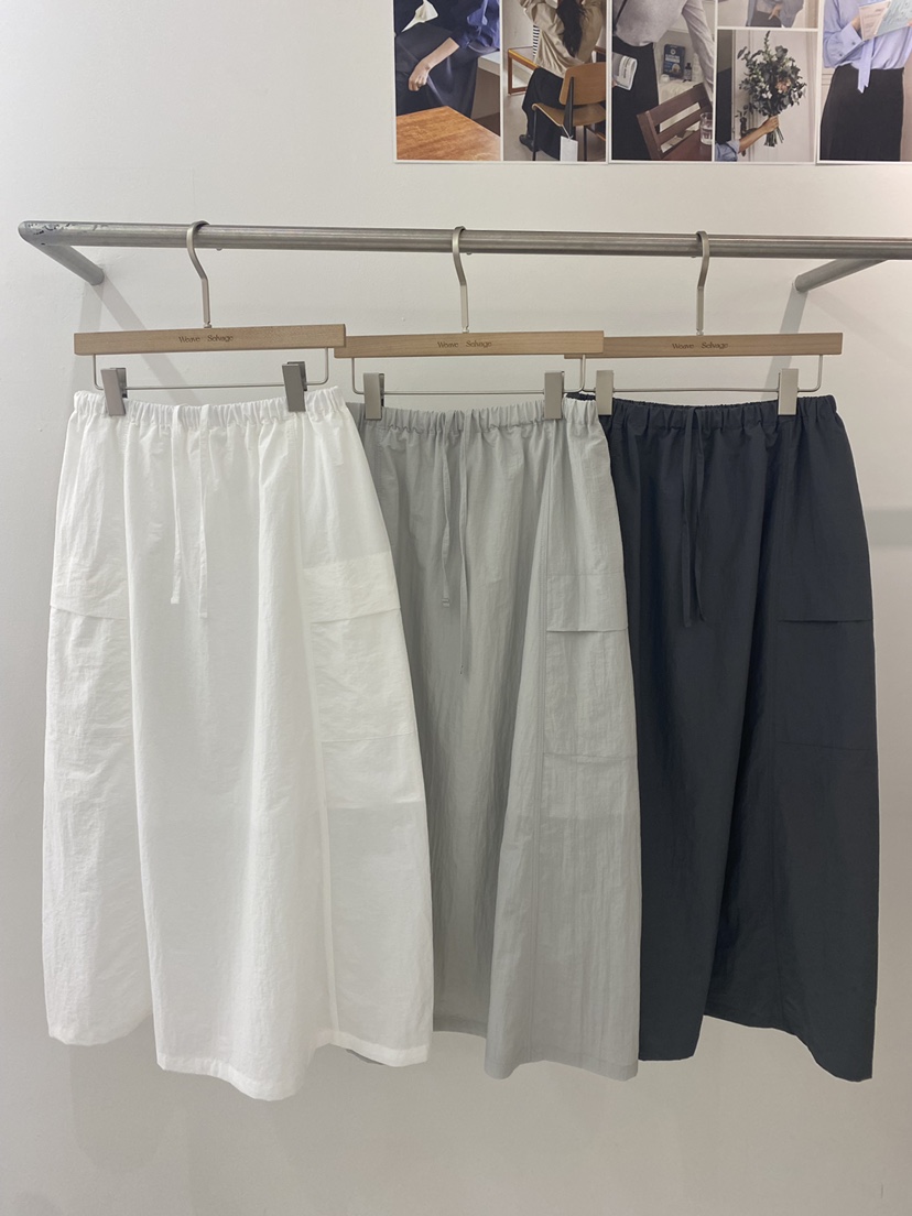 WEAUE SELVAGE韓國直郵㊣女士新品25春夏休閑熱賣職業長裙WEAUE SELVAGE長裙