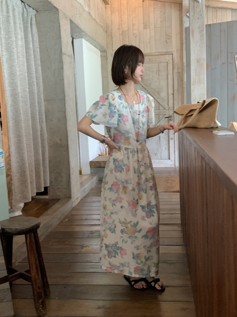HER東大門㊣實拍女裝新品25春夏時尚人氣真品職業休閑連衣裙HER連衣裙