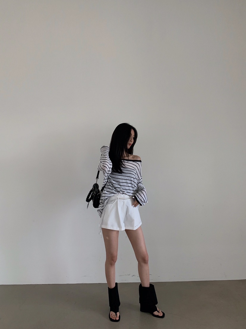 VERANDA韓國代購㊣女士新品真品職業時尚熱賣25春夏短褲棉質VERANDA短褲