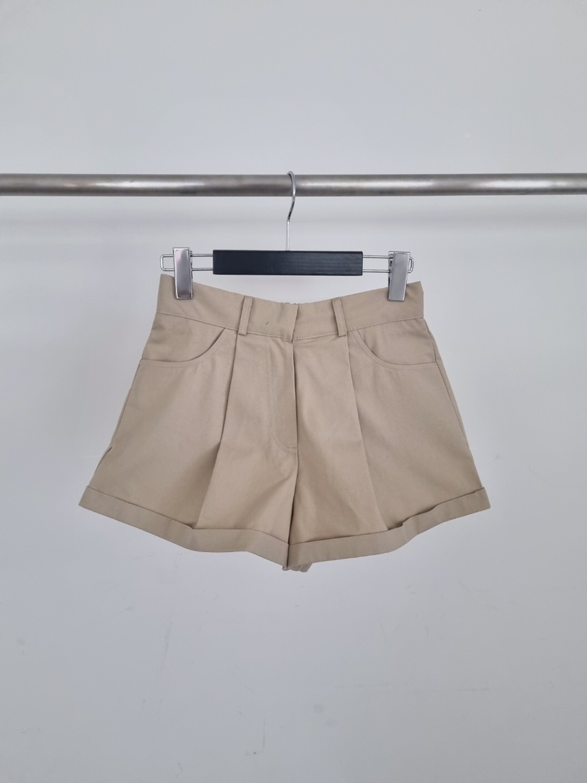 VERANDA韓國代購㊣女士新品真品職業時尚熱賣25春夏短褲棉質VERANDA短褲圖色2