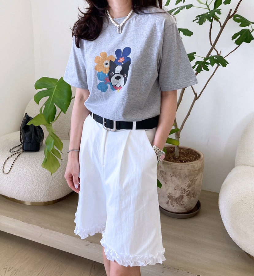 HANNA-A東大門㊣實拍女裝新品推薦25春夏時尚休閑人氣真品T恤HANNAT恤