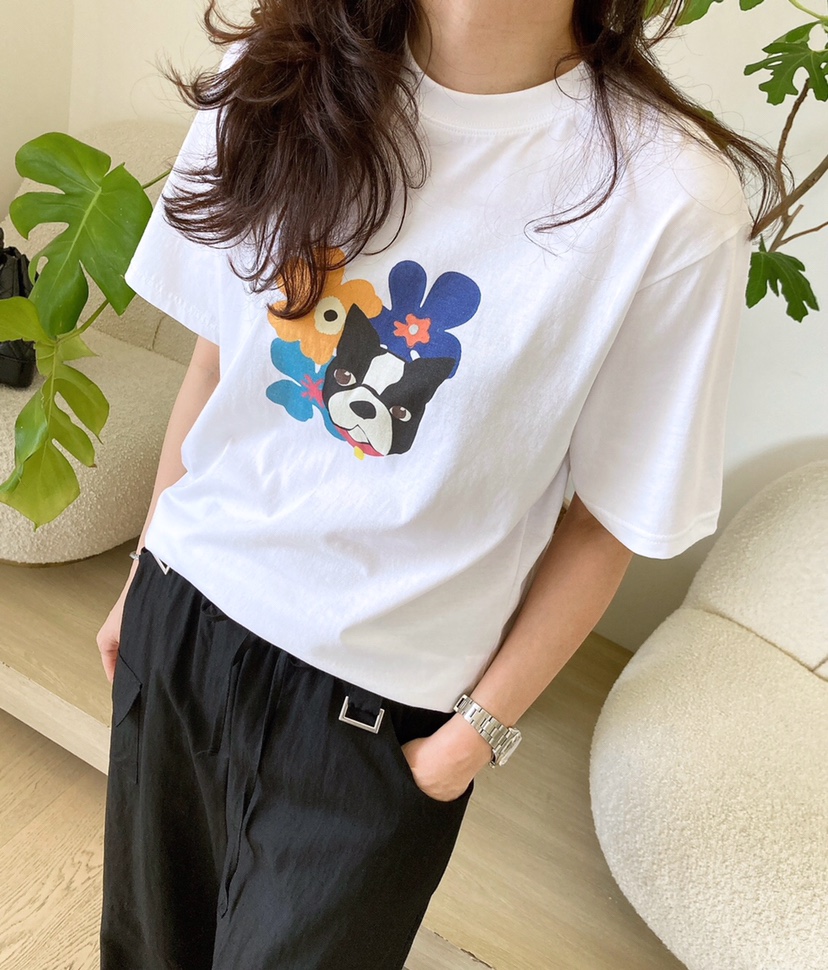 HANNA-A東大門㊣實拍女裝新品推薦25春夏時尚休閑人氣真品T恤HANNAT恤