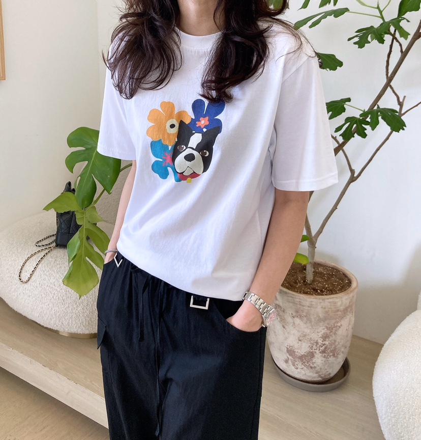 HANNA-A東大門㊣實拍女裝新品推薦25春夏時尚休閑人氣真品T恤HANNAT恤