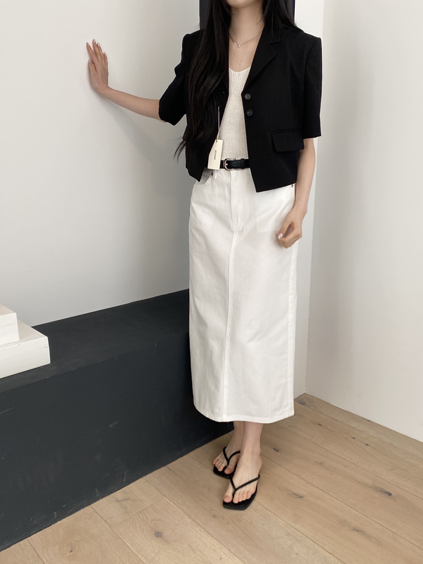 BOHEME韓國直郵㊣女裝新品25春夏時尚休閑熱賣職業推薦長裙BOHEME長裙