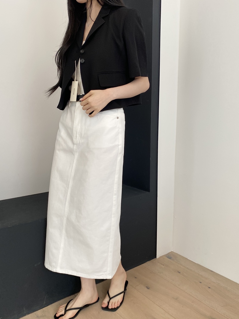 BOHEME韓國直郵㊣女裝新品25春夏時尚休閑熱賣職業推薦長裙BOHEME長裙