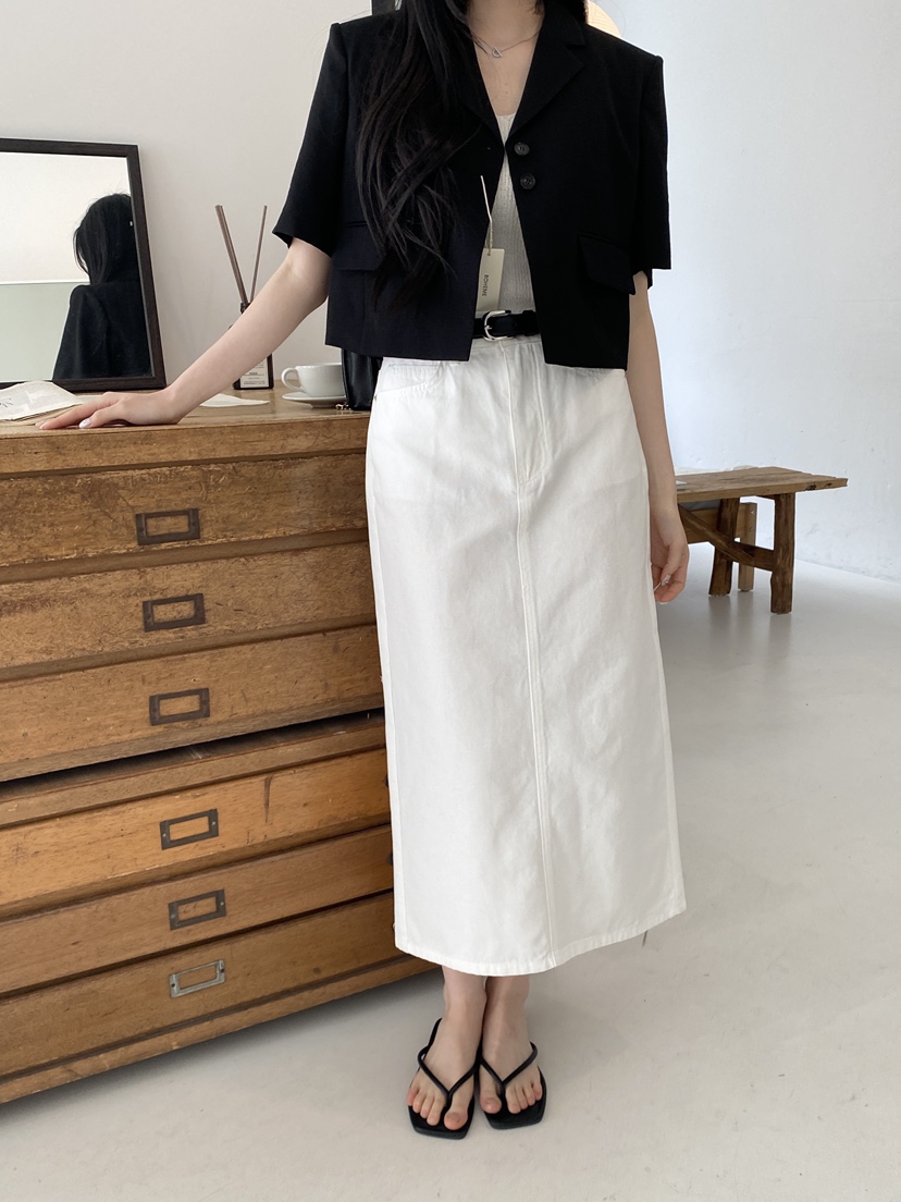 BOHEME韓國直郵㊣女裝新品25春夏時尚休閑熱賣職業推薦長裙BOHEME長裙