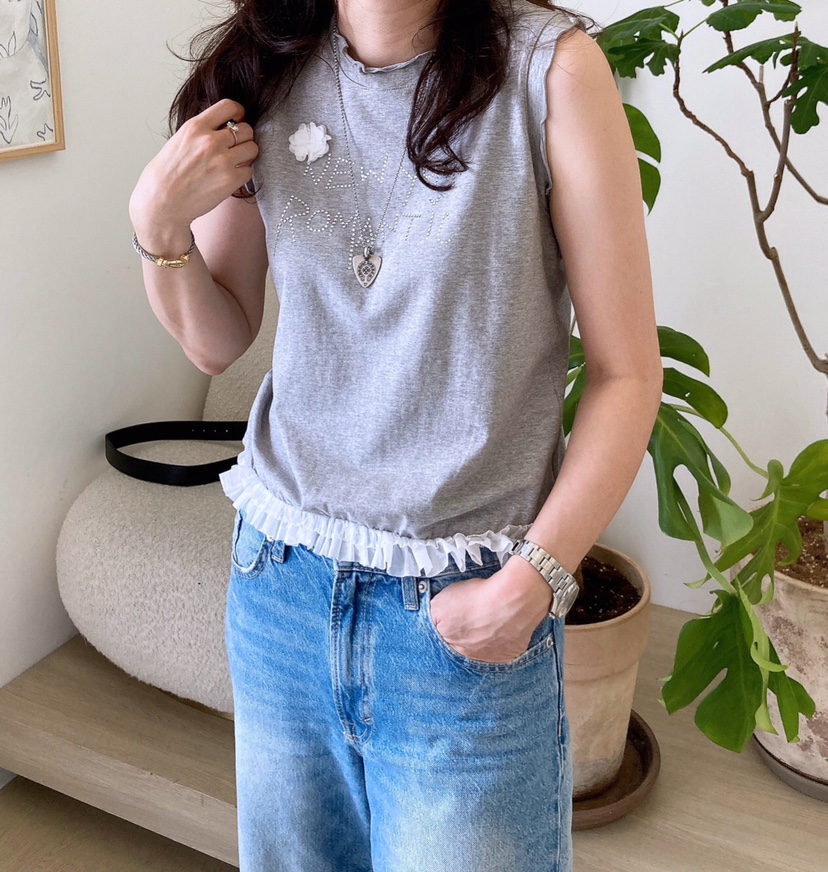 HANNA-A韓國代購㊣女裝新品職業休閑真品熱賣推薦吊帶背心HANNA吊帶/背心