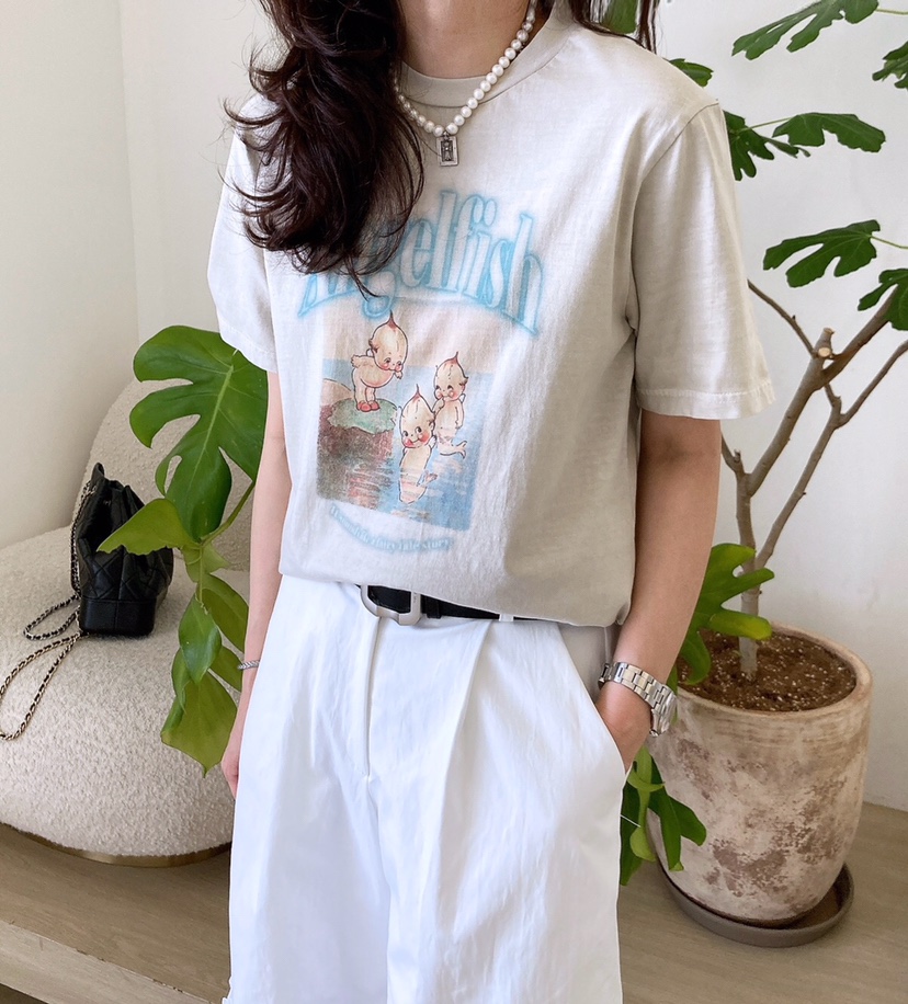 HANNA-A韓國代購㊣女士新款推薦熱賣人氣真品職業25春夏T恤HANNAT恤