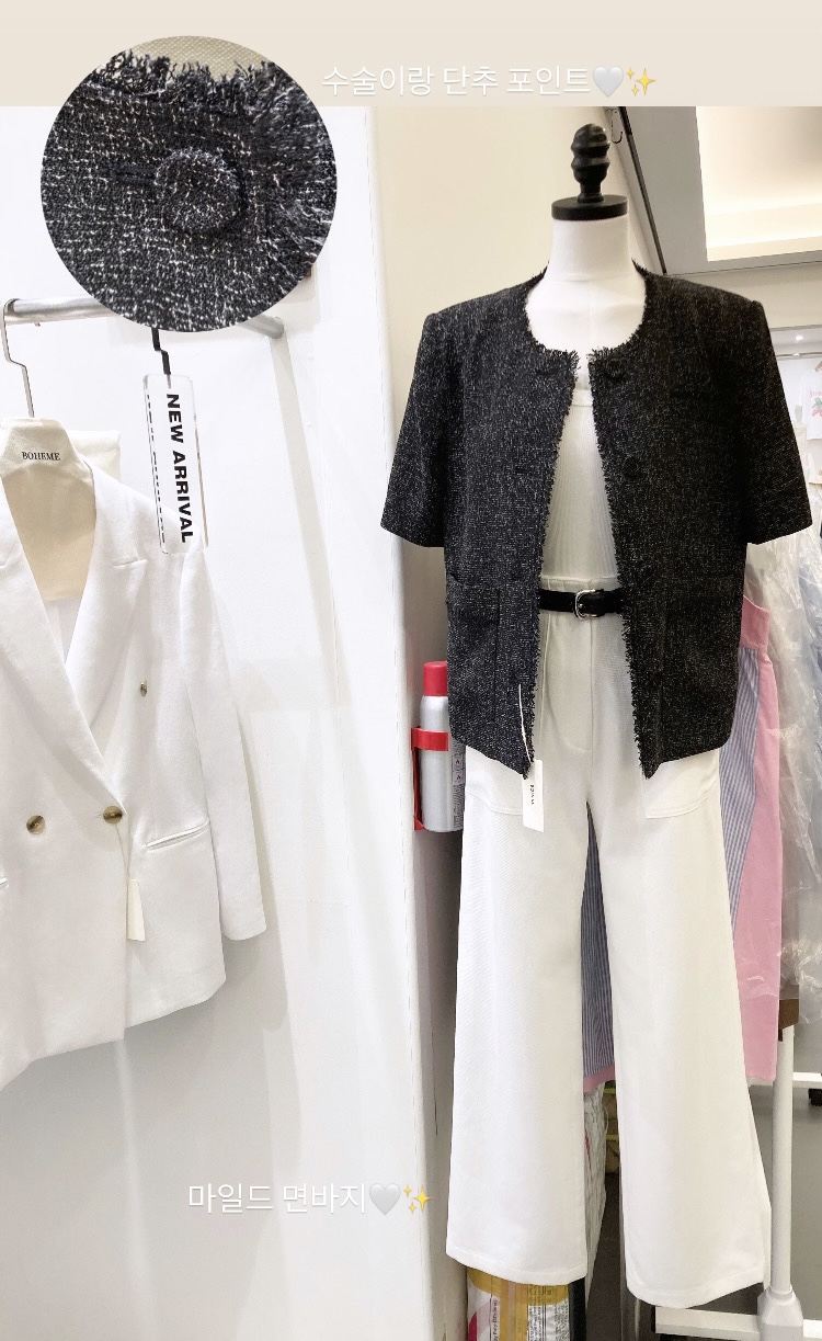 BOHEME韓國代購㊣女裝新品25春夏時尚推薦人氣熱賣休閑夾克BOHEME夾克