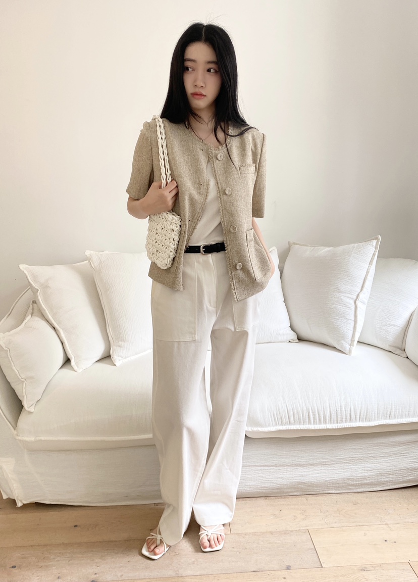 BOHEME韓國代購㊣女裝新品25春夏時尚推薦人氣熱賣休閑夾克BOHEME夾克