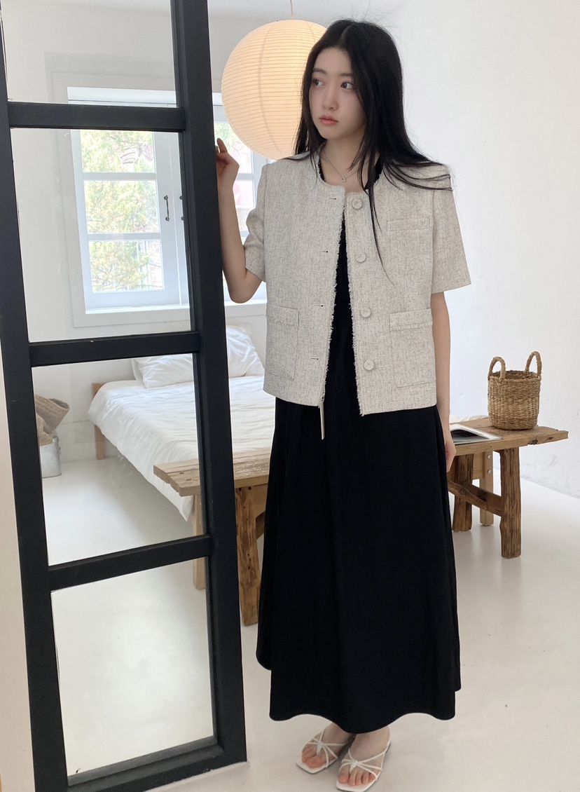 BOHEME韓國代購㊣女裝新品25春夏時尚推薦人氣熱賣休閑夾克BOHEME夾克
